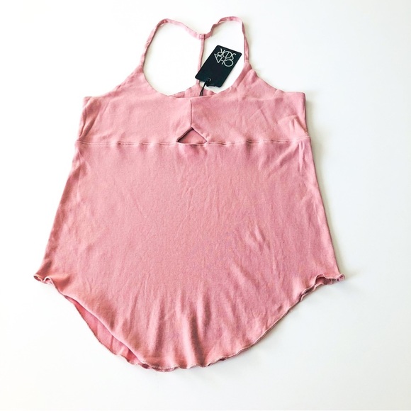 Chaser Baby Rib Spaghetti Back Tank Size Medium NWT - Picture 10 of 13